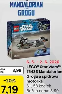 Lego - LEGO® Star Wars™ 75436 Mandalorian Grogu a spídrová motorka