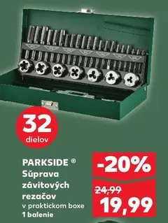 Súprava závitových rezacov