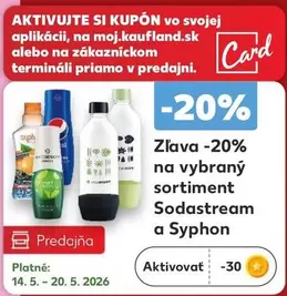 Sortiment Sodastream a Syphon