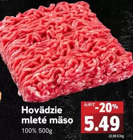 Hovädzie mleté mäso