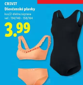 Dievčenské plavky kus/2-dielna súprava