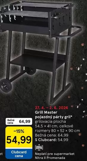 pojazdný párty gril
