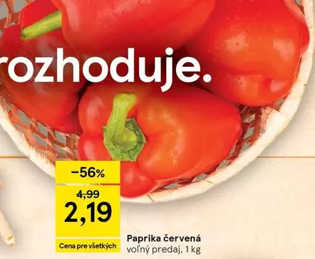 Paprika červená