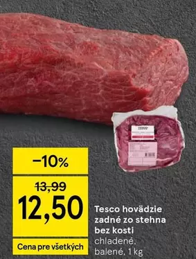 hovädzie zadné zo stehna bez kosti
