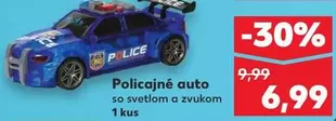 Policajné auto so svetlom a zvukom