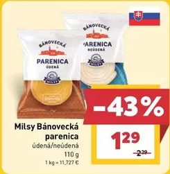 Bánovecká parenica údená/neúdená