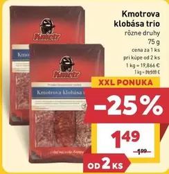 Kmotrova klobása trio