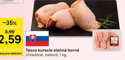 Tesco kuracie stehná horné