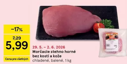 Morčacie stehno horné bez kosti a kože