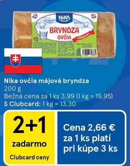 Nika ovčia májová bryndza