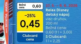 Disney - Relax  detský nápoj