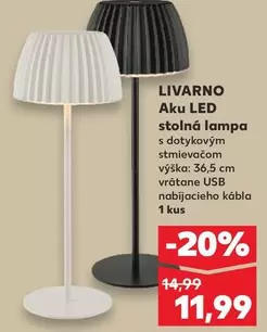 Aku LED stolná lampa