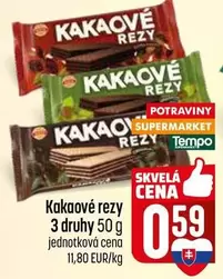 Kakaové rezy