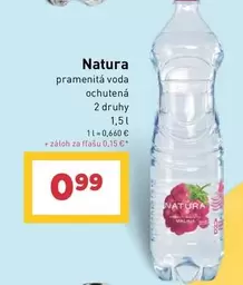 pramenitá voda ochutená