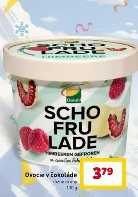 Schogolade Himbeeren Gefroren