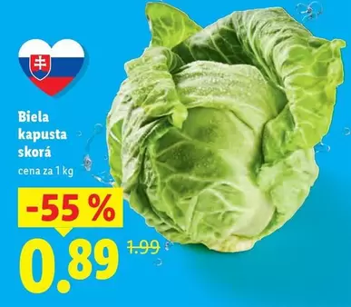 Biela kapusta skorá
