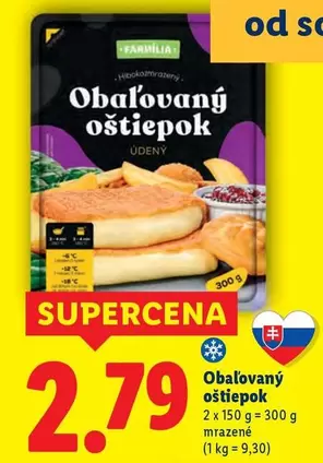 Obalovaný oštiepok