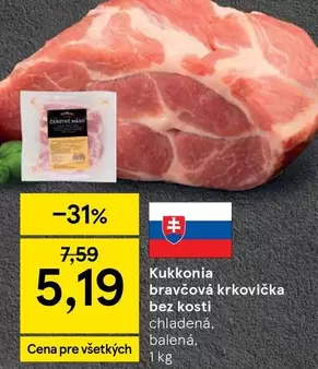 Bravčová krkovička bez kosti