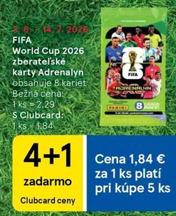 Panini - FIFA World Cup 2026 zberateľské karty Adrenalyn