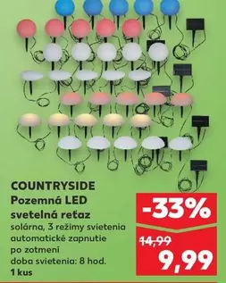 Pozemná LED svetelná reťaz