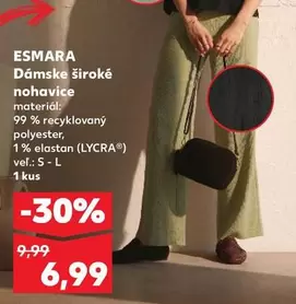 Dámske široké nohavice