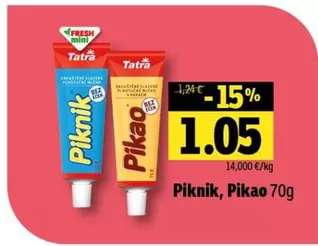 Piknik, Pikao