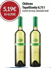 Topolčianky 0,75 l tramín červený, rulandské šedé