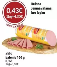 Jemná saláma, bez lepku