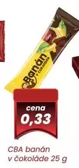 banán v čokoláde