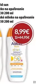 Detsk
ac
Ochrana
mlieko na opalovanie 50 200 ml