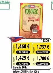 Volovec Chilli Plátky