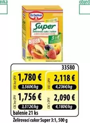 Dr Oetker - Želiróvací cukor Super 3:1