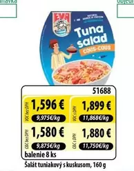 Šalát tuniakový s kuskusom