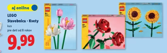 Lego - LEGO Stavebnica - Kvety