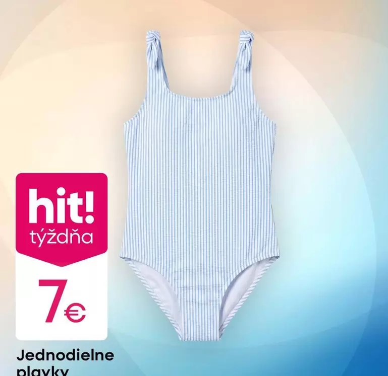 Jednodielne plavky