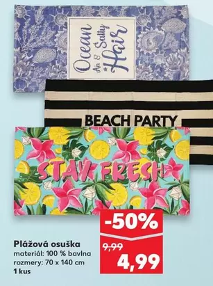 Plážová osuška