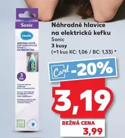Sonic - Náhradné hlavice na elektrickú kefku