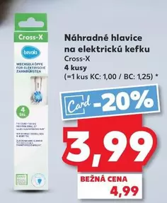Náhradní hlavice na elektrickou kefku
