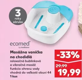 Masážna vanička na chodidlá
