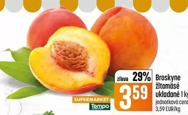Broskyne žltomäsé