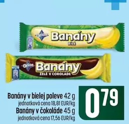 Banány v bielej poleve, Banány v čokoláde