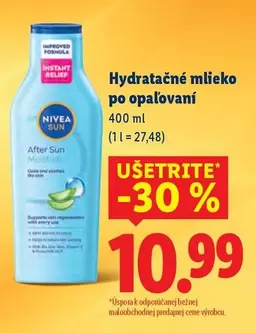 Nivea - Hydratačné mlieko po opalovaní