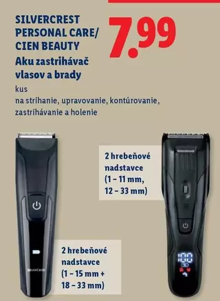 Aku zastrihávač vlasov a brady