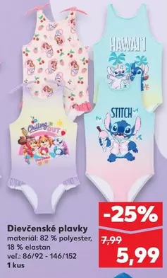 Stitch - Dievčenské plavky