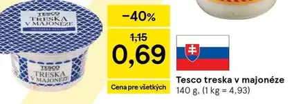 Treska v majonéze
