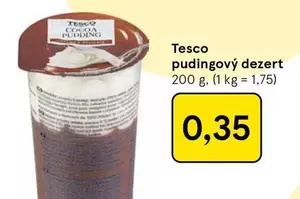 pudingový dezert