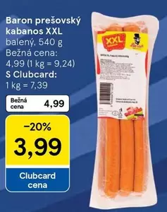 prešovský kabanos XXL
