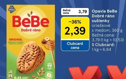 BeBe Dobré ráno sušienky
