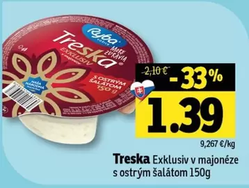 Nasa - Treska Exklusiv v majonéze s ostrým šalátom