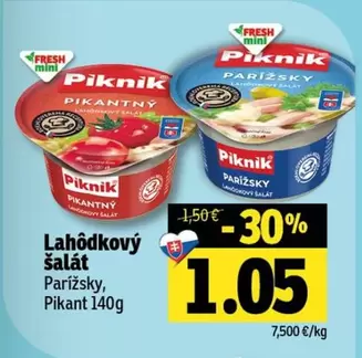 Lahôdkový šalát Parížsky, Pikant